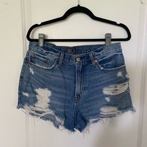 Abercrombie & Fitch High Rise Shorts Size 30